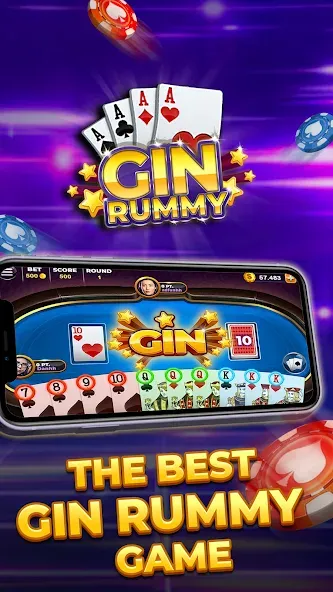 Gin Rummy - Card Game (Джин Рами) МОД/Взлом [Деньги, Монеты и Меню MOD] Screenshot 5