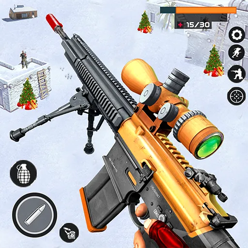 Banduk Game - Sniper Gun Games (Снайперская Война 3D) МОД/Взлом [Деньги, Монеты и Меню MOD] Screenshot 1