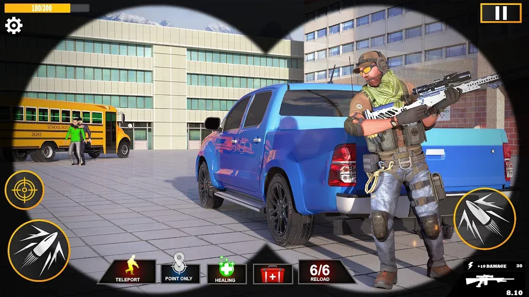 Banduk Game - Sniper Gun Games (Снайперская Война 3D) МОД/Взлом [Деньги, Монеты и Меню MOD] Screenshot 5