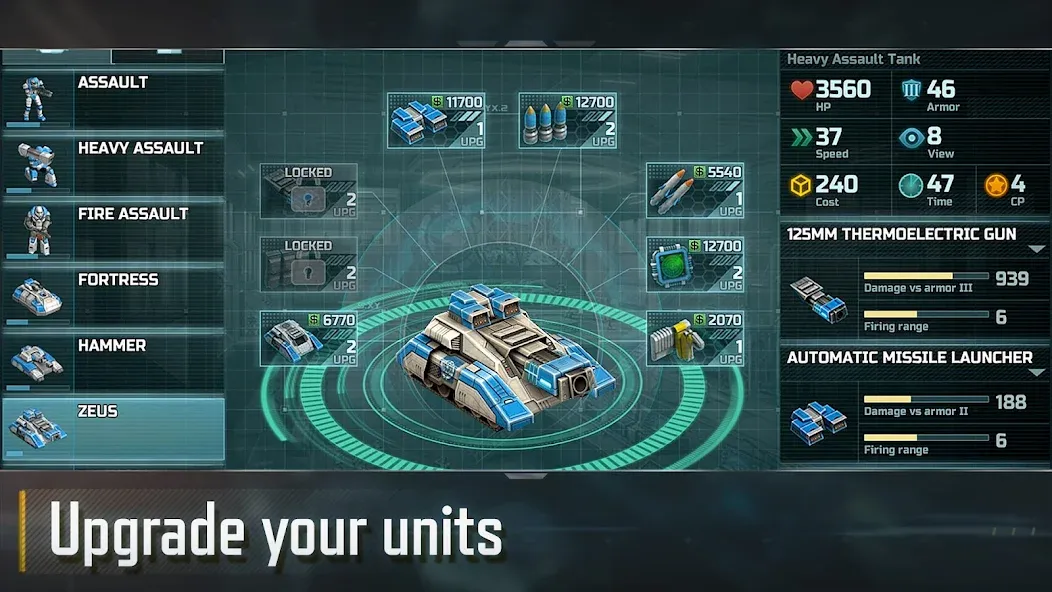 Art of War 3:RTS strategy game (Арт оф Вар 3) МОД/Взлом [Много монет, Открытые уровни и Мега MOD] Screenshot 3