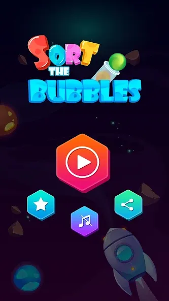 Ball Sort - Bubble Sort Puzzle (Болл Сорт) МОД/Взлом [Деньги, Монеты и Меню MOD] Screenshot 1