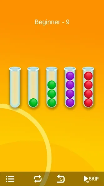 Ball Sort - Bubble Sort Puzzle (Болл Сорт) МОД/Взлом [Деньги, Монеты и Меню MOD] Screenshot 4