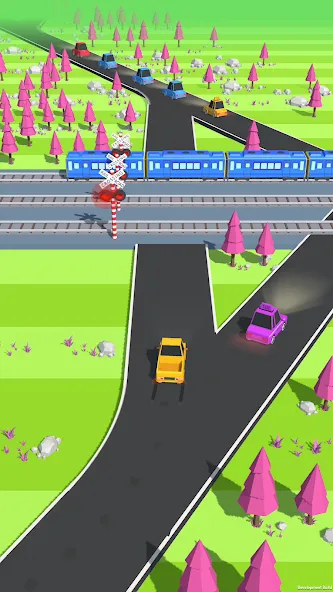 Traffic Run!: Driving Game МОД/Взлом [Деньги, Монеты и Меню MOD] Screenshot 1