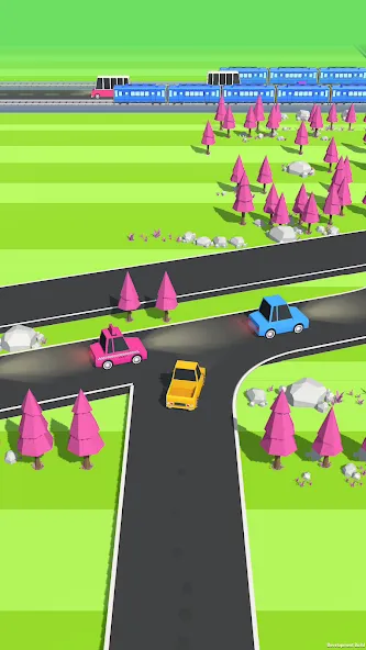 Traffic Run!: Driving Game МОД/Взлом [Деньги, Монеты и Меню MOD] Screenshot 5