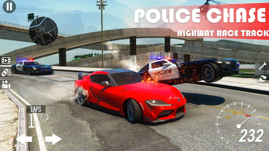 Extreme Car Driving Games МОД/Взлом [Много монет, Открытые уровни и Мега MOD] Screenshot 4