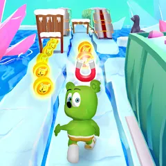 Скачать Взломанная Gummy Bear Run: Running Games на Андроид (много денег)