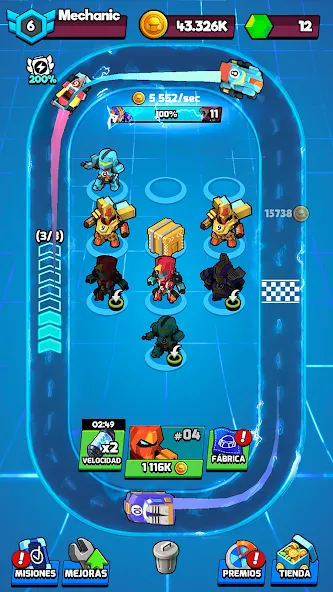 Merge Plane Robots Idle Empire (Мердж Плейн Роботы) МОД/Взлом [Деньги, Монеты и Меню MOD] Screenshot 4