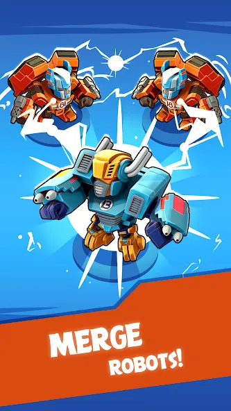 Merge Plane Robots Idle Empire (Мердж Плейн Роботы) МОД/Взлом [Деньги, Монеты и Меню MOD] Screenshot 5