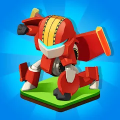 Скачать Взломанная Merge Plane Robots Idle Empire (Много денег) на Android бесплатно