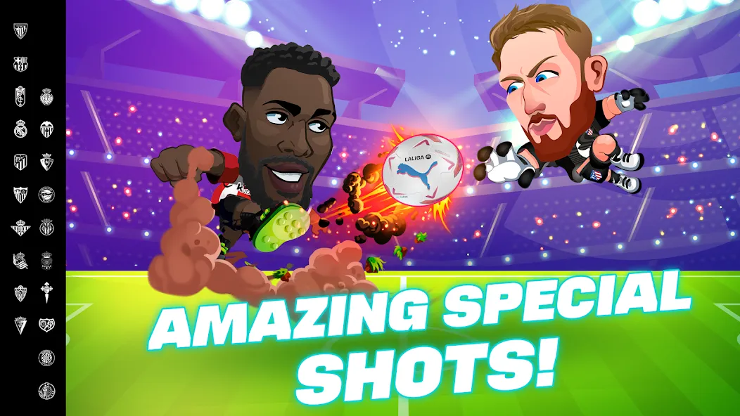 LALIGA Head Football 23 SOCCER (Хед Футбол) МОД/Взлом [Много монет, Открытые уровни и Мега MOD] Screenshot 2