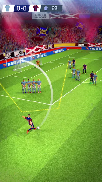 Soccer Star: Super Champs (Соккер Стар 22) МОД/Взлом [Все открыто, Дополнительные деньги и Меню MOD] Screenshot 4