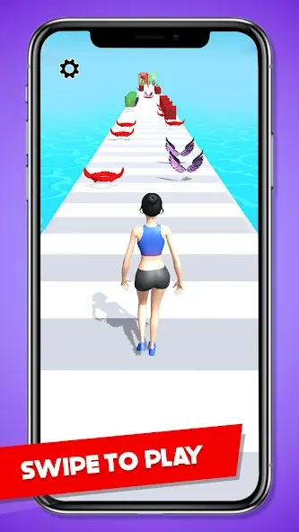 Heaven Life Rush! Paradise Run МОД/Взлом [Все открыто, Дополнительные деньги и Меню MOD] Screenshot 1
