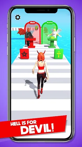 Heaven Life Rush! Paradise Run МОД/Взлом [Все открыто, Дополнительные деньги и Меню MOD] Screenshot 3