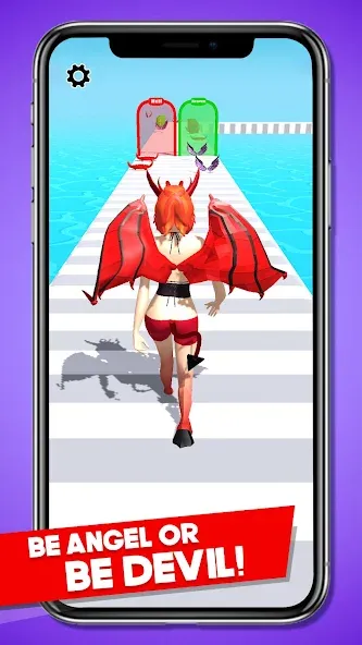 Heaven Life Rush! Paradise Run МОД/Взлом [Все открыто, Дополнительные деньги и Меню MOD] Screenshot 5