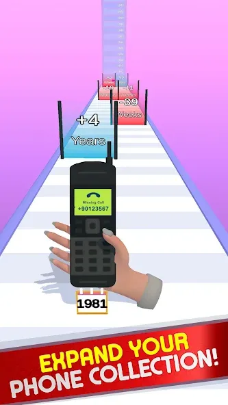 Phone Runner Evolution Race 3D (Фон Раннер Эволюция Рейс 3Д) МОД/Взлом [Бесконечные деньги, Монеты и Мега MOD] Screenshot 3
