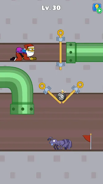 Prison Escape: Pin Puzzle (Позонный эксперт) МОД/Взлом [Меню, Бесконечные монеты и Открытые уровни] Screenshot 5
