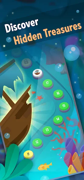Word Riddles: Guess & Learn МОД/Взлом [Меню, Бесконечные монеты и Открытые уровни] Screenshot 3