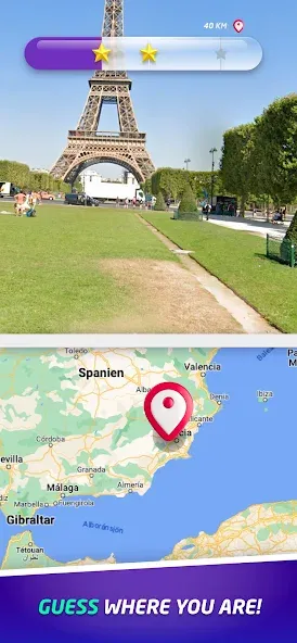 GeoGuessr (ДжиоГеср) МОД/Взлом [Деньги, Монеты и Меню MOD] Screenshot 1