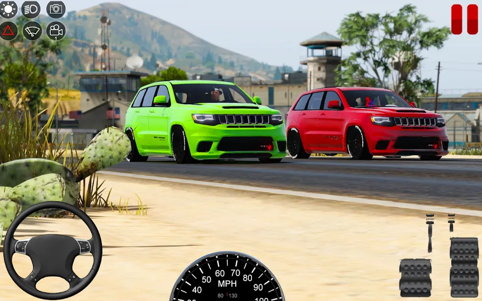 US Prado Car Games Simulator МОД/Взлом [Много монет, Открытые уровни и Мега MOD] Screenshot 2