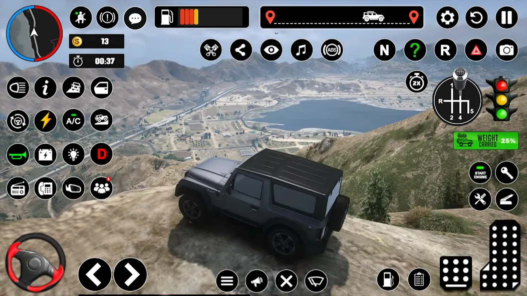 Offroad Jeep Driving & Parking МОД/Взлом [Много монет, Открытые уровни и Мега MOD] Screenshot 3