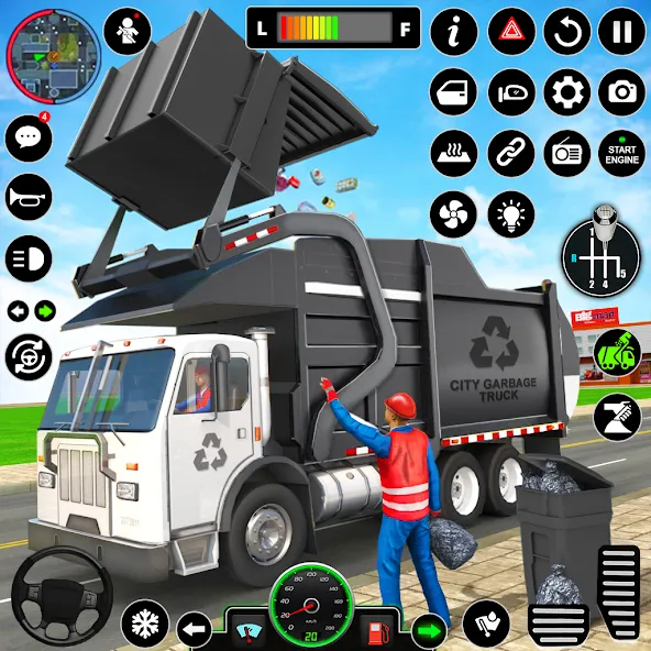 Truck Driving Games Truck Game (Трак Драйвинг игры Трак игра) МОД/Взлом [Деньги, Монеты и Меню MOD] Screenshot 1