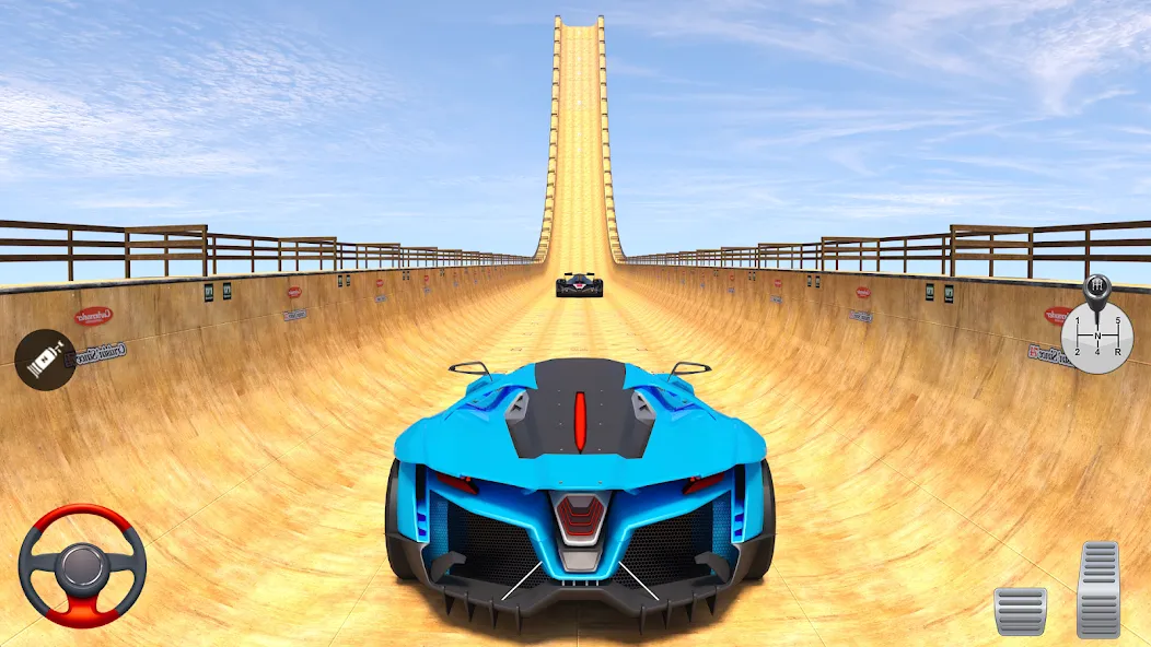 Superhero Car: Mega Ramp Games (Рамп Кар Гейм) МОД/Взлом [Все открыто, Дополнительные деньги и Меню MOD] Screenshot 4