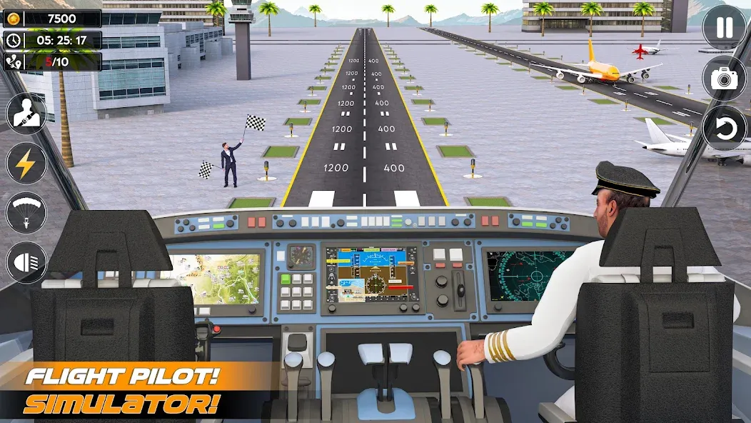 Airplane Flight Simulator 2023 МОД/Взлом [Бесконечные деньги, Монеты и Мега MOD] Screenshot 2