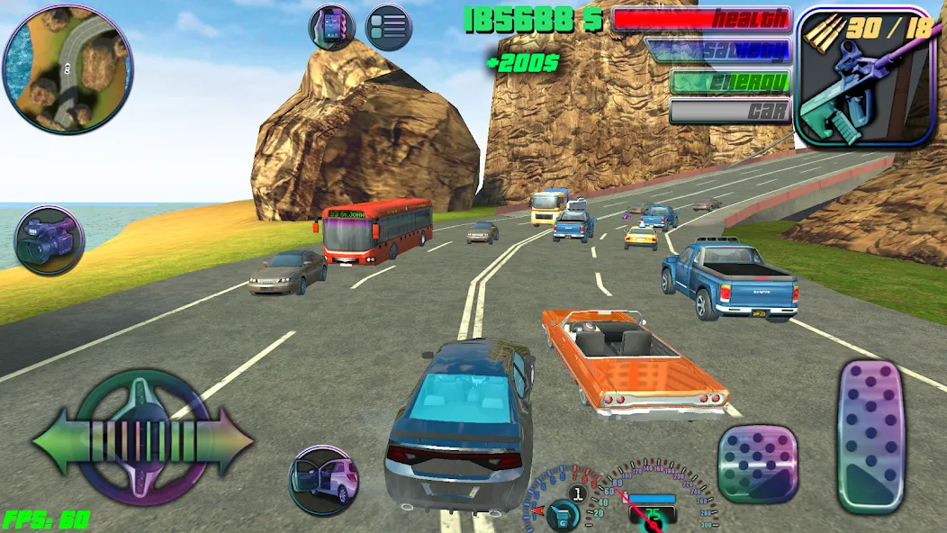 Crazy Miami Online (Крейзи Майами Онлайн) МОД/Взлом [Деньги, Монеты и Меню MOD] Screenshot 2