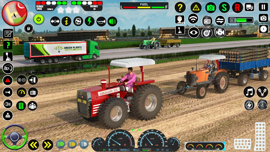 Farming Tractor Game Simulator (Фарминг Трактор Игра Симулятор) МОД/Взлом [Меню, Бесконечные монеты и Открытые уровни] Screenshot 4