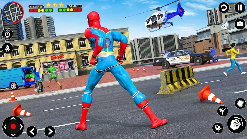 Spider Rope Hero Spider Games МОД/Взлом [Меню, Бесконечные монеты и Открытые уровни] Screenshot 3