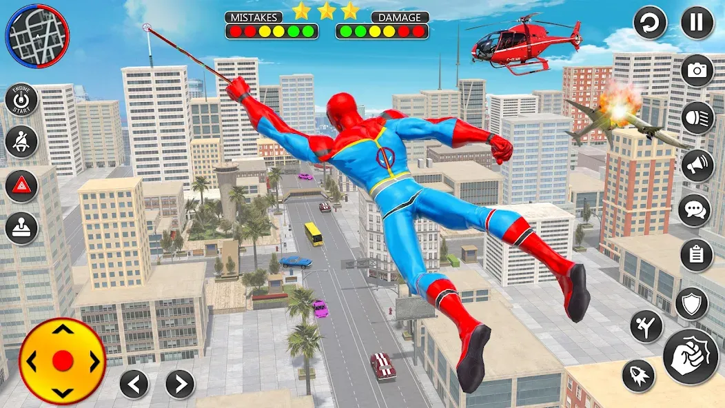 Spider Rope Hero Spider Games МОД/Взлом [Меню, Бесконечные монеты и Открытые уровни] Screenshot 5