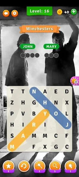 Supernatural Word Search (упернатуральный поиск слов) МОД/Взлом [Бесконечные деньги, Монеты и Мега MOD] Screenshot 4