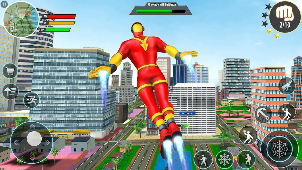Rope Hero Spider Fighting Game МОД/Взлом [Деньги, Монеты и Меню MOD] Screenshot 1