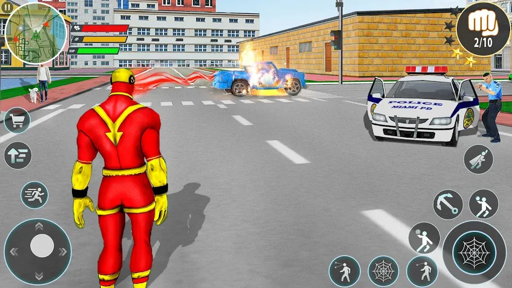 Rope Hero Spider Fighting Game МОД/Взлом [Деньги, Монеты и Меню MOD] Screenshot 2