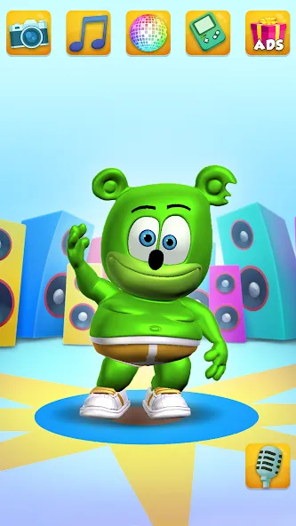 Talking Gummy Bear Kids Games МОД/Взлом [Много монет, Открытые уровни и Мега MOD] Screenshot 1