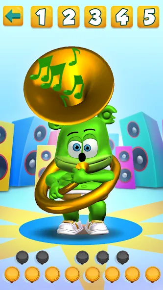 Talking Gummy Bear Kids Games МОД/Взлом [Много монет, Открытые уровни и Мега MOD] Screenshot 4