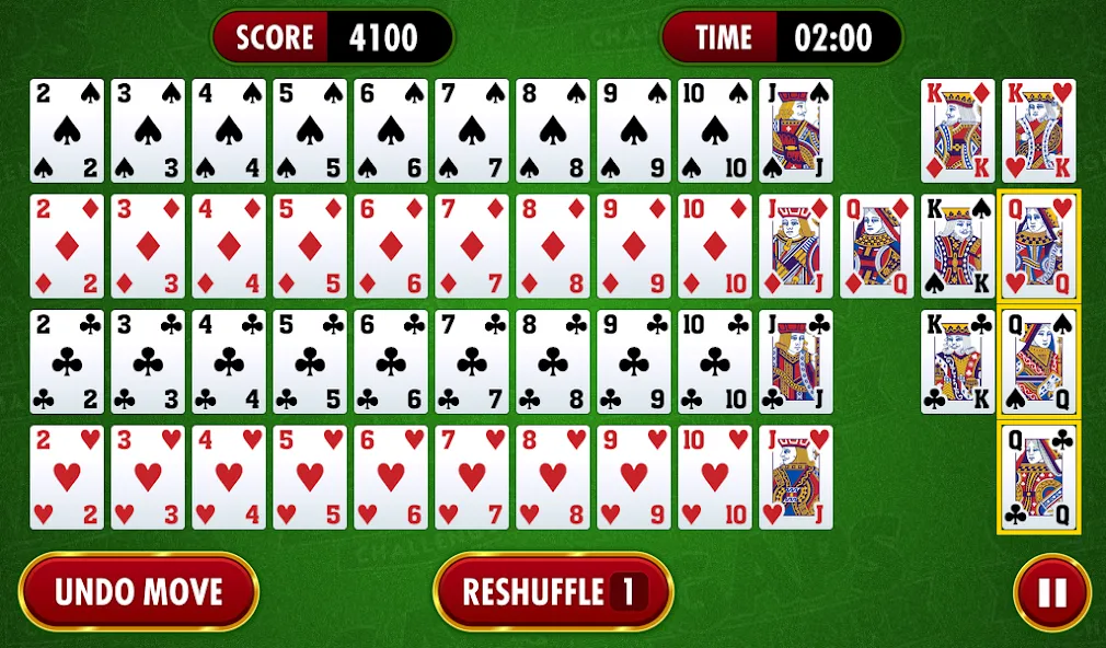 Gaps Solitaire Challenge (Гапс Солитер Челлендж) МОД/Взлом [Бесконечные деньги, Монеты и Мега MOD] Screenshot 2