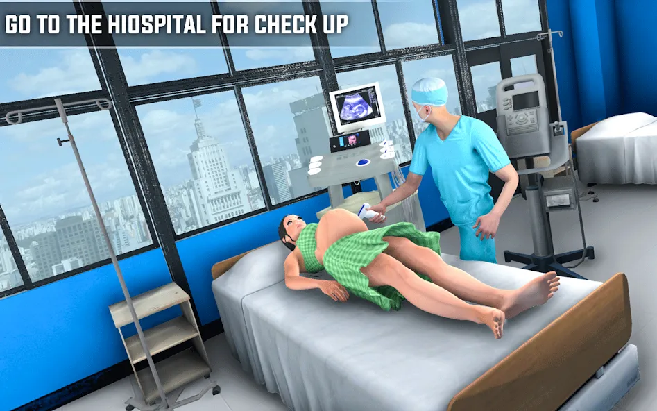Pregnant Games Mommy Simulator МОД/Взлом [Меню, Бесконечные монеты и Открытые уровни] Screenshot 4