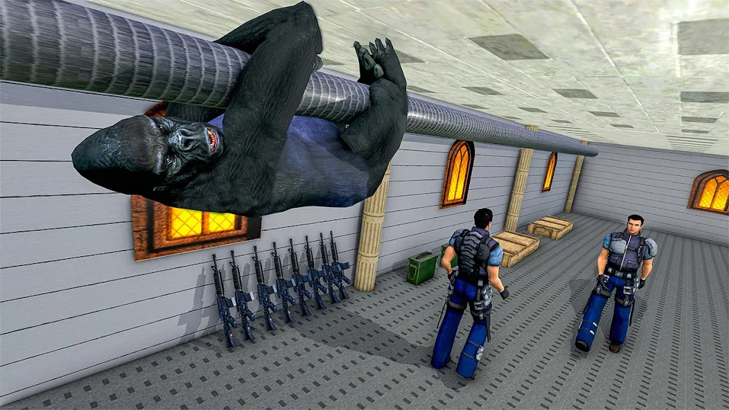 Gorilla Smash City Escape Jail МОД/Взлом [Деньги, Монеты и Меню MOD] Screenshot 2