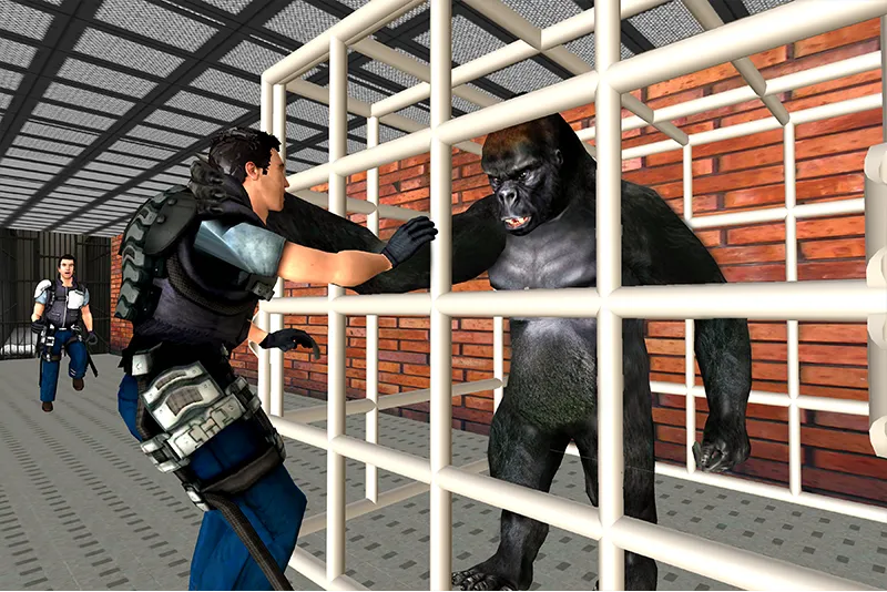 Gorilla Smash City Escape Jail МОД/Взлом [Деньги, Монеты и Меню MOD] Screenshot 3