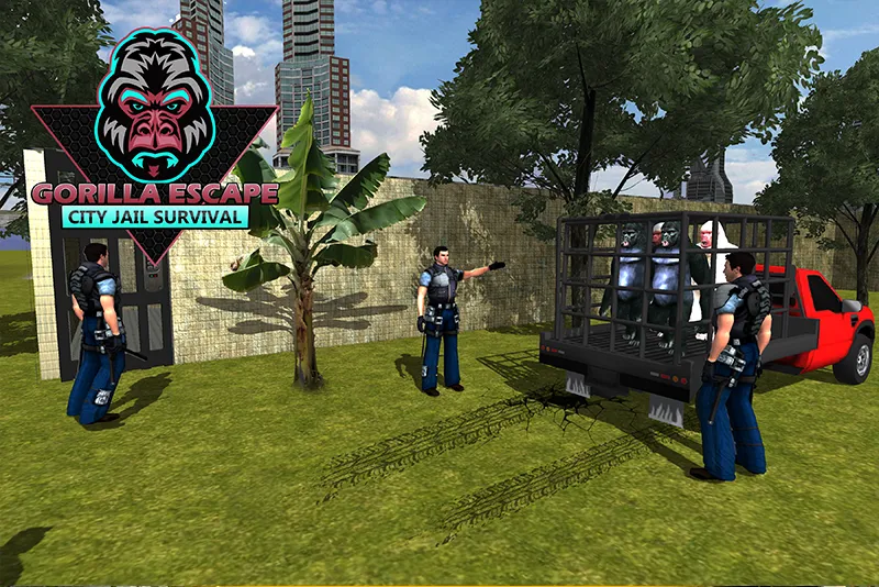 Gorilla Smash City Escape Jail МОД/Взлом [Деньги, Монеты и Меню MOD] Screenshot 5