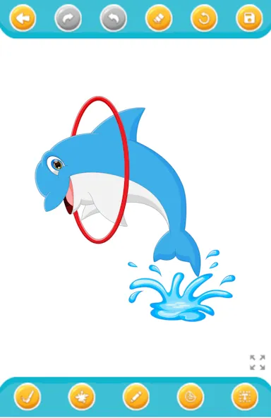 dolphin coloring game (дельфин раскраска игра) МОД/Взлом [Много денег, Монет и Все открыто] Screenshot 4