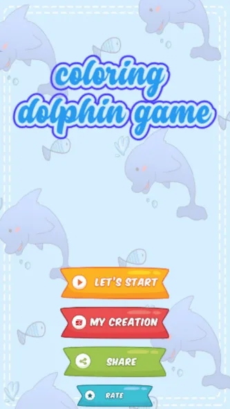 dolphin coloring game (дельфин раскраска игра) МОД/Взлом [Много денег, Монет и Все открыто] Screenshot 5