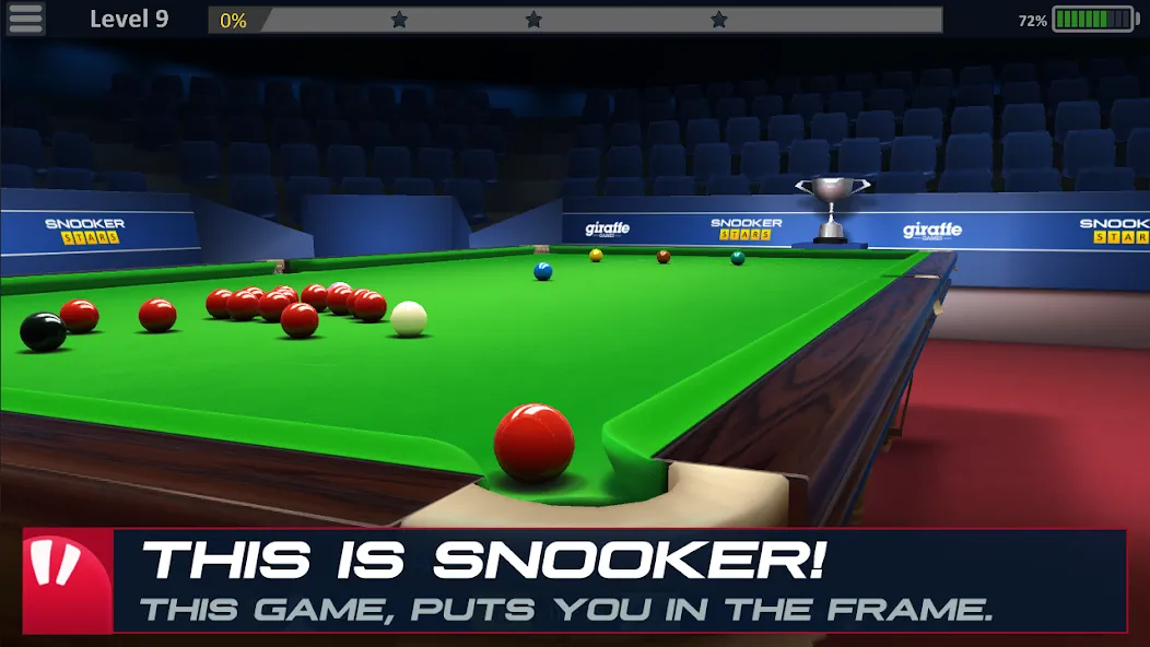 Snooker Stars - 3D Online Spor (Снукер Старс) МОД/Взлом [Бесконечные деньги, Монеты и Мега MOD] Screenshot 1