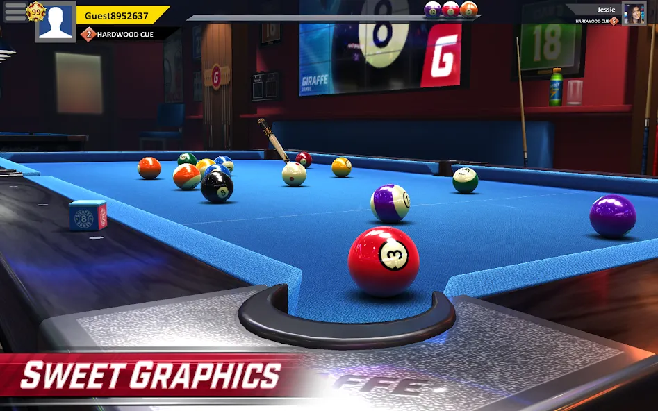 Pool Stars - 3D Online Multipl (Пул Старс) МОД/Взлом [Много денег, Монет и Все открыто] Screenshot 1