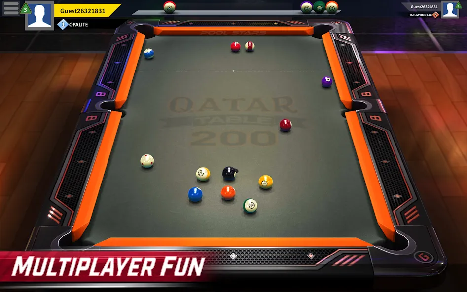Pool Stars - 3D Online Multipl (Пул Старс) МОД/Взлом [Много денег, Монет и Все открыто] Screenshot 4