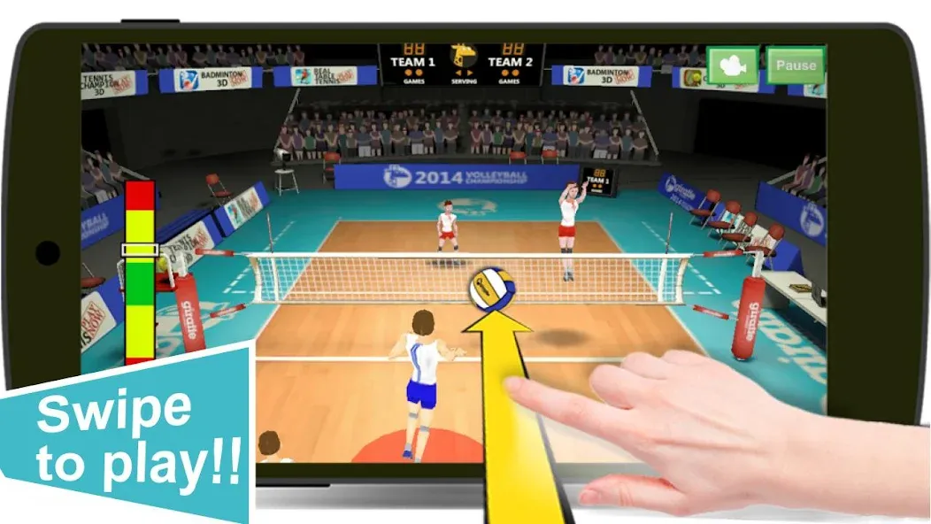 Volleyball Champions 3D - Onli МОД/Взлом [Деньги, Монеты и Меню MOD] Screenshot 2