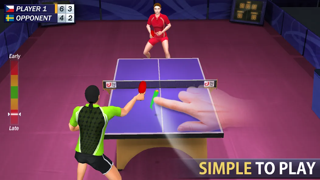 Table Tennis МОД/Взлом [Много монет, Открытые уровни и Мега MOD] Screenshot 1