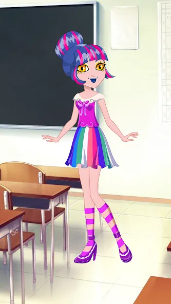 Pony College Student Dress Up (Пони Студент Колледжа Одеваются) МОД/Взлом [Все открыто, Дополнительные деньги и Меню MOD] Screenshot 3