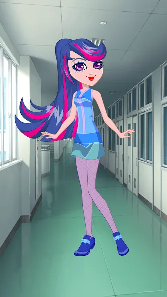 Pony College Student Dress Up (Пони Студент Колледжа Одеваются) МОД/Взлом [Все открыто, Дополнительные деньги и Меню MOD] Screenshot 4